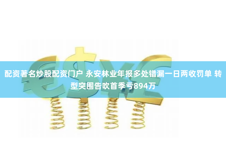 配资著名炒股配资门户 永安林业年报多处错漏一日两收罚单 转型突围告吹首季亏894万